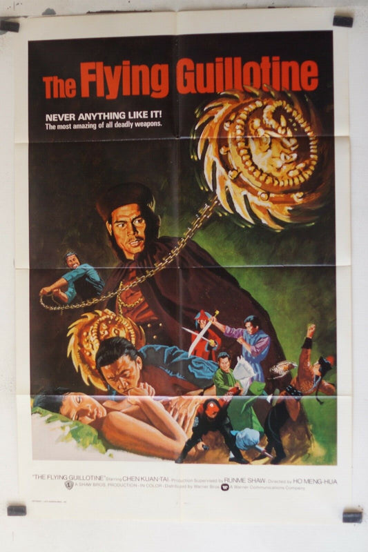 THE FLYING GUILLOTINE MOVIE POSTER ORIGINAL 69x103, Ho meng-hua, Kuan tai chen 