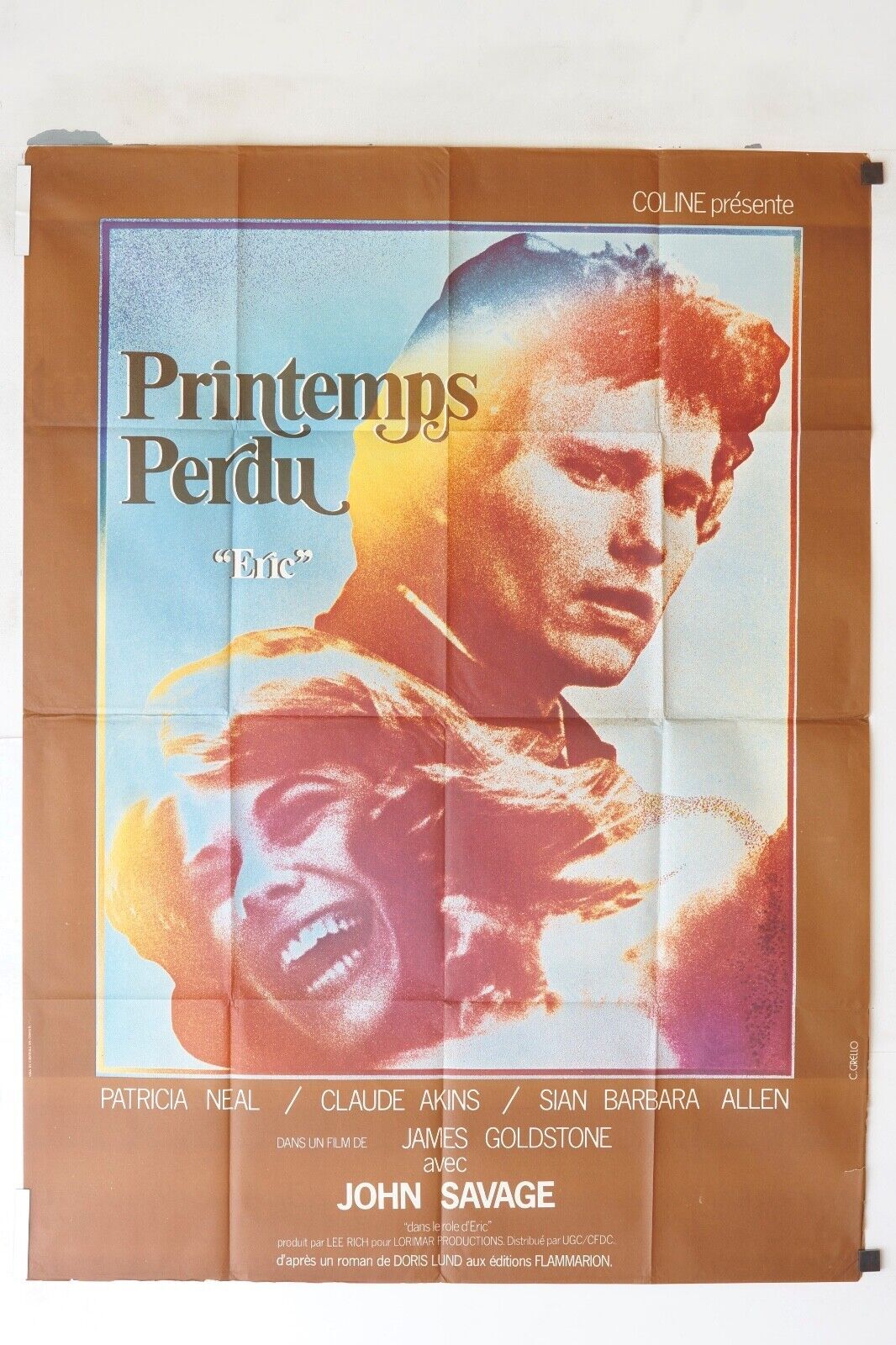 PRINTEMPS PERDU MOVIE POSTER ORIGINAL 120x160 JOHN SAVAGE