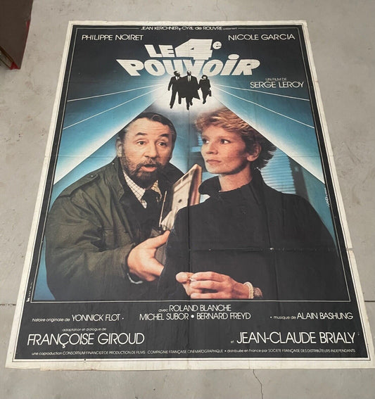 LE 4 EME POUVOIR  MOVIE POSTER ORIGINAL 120x160 PHILIPPE NOIRET