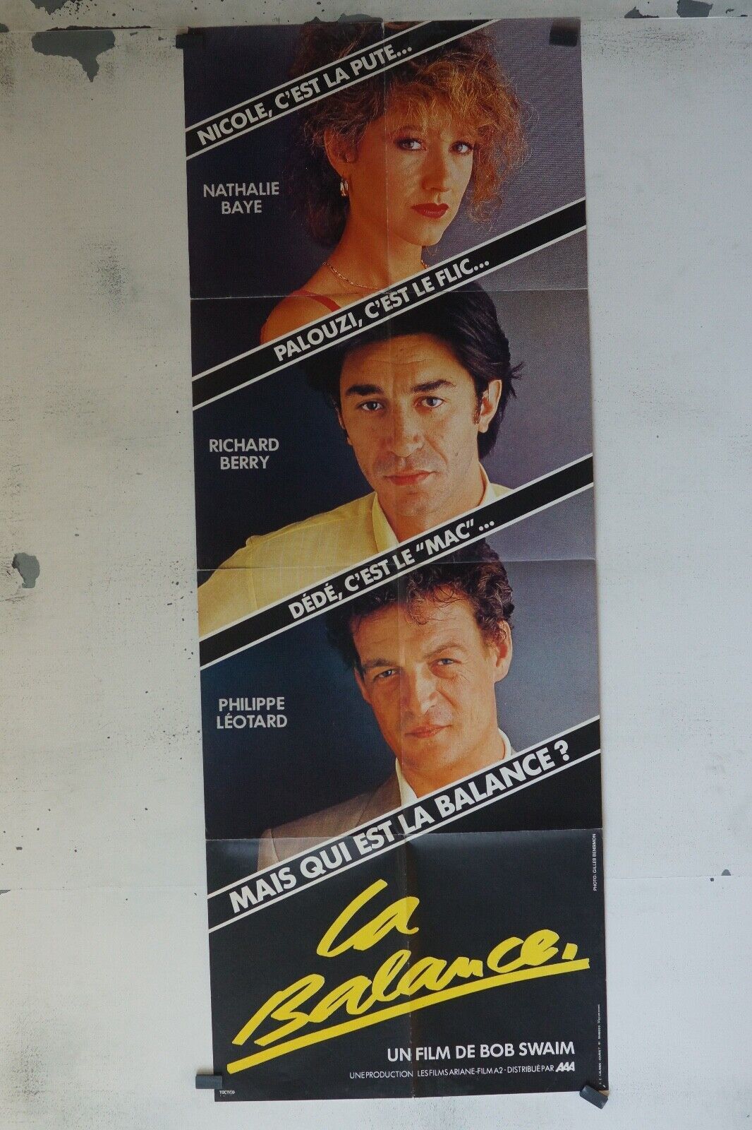 LA BALANCE POSTER ORIGINAL 60x160 NATHALIE BAYE