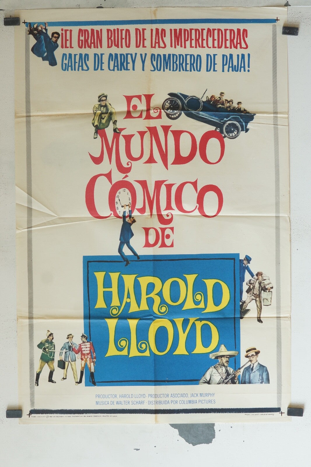 EL MUNDO COMICO DE HAROLD LLOYD C 69x103 ORIGINAL