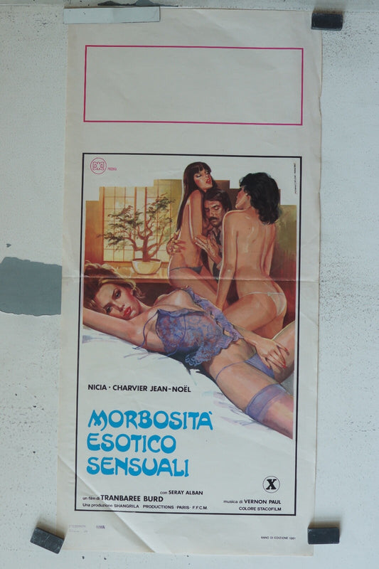MORBOSITA ESOTICA SENSUALI, MOVIE POSTER EROTIC, (35X70) NICIA