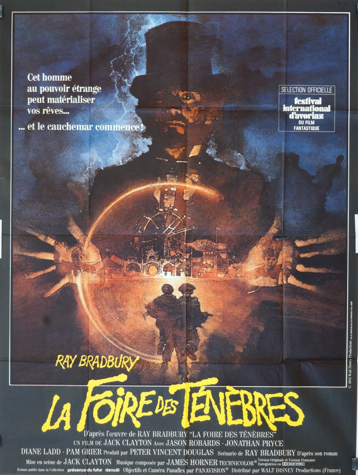 LA FOIRE DES TÉNÈBRES MOVIE POSTER ORIGINAL 120x160  JASON ROBARDS