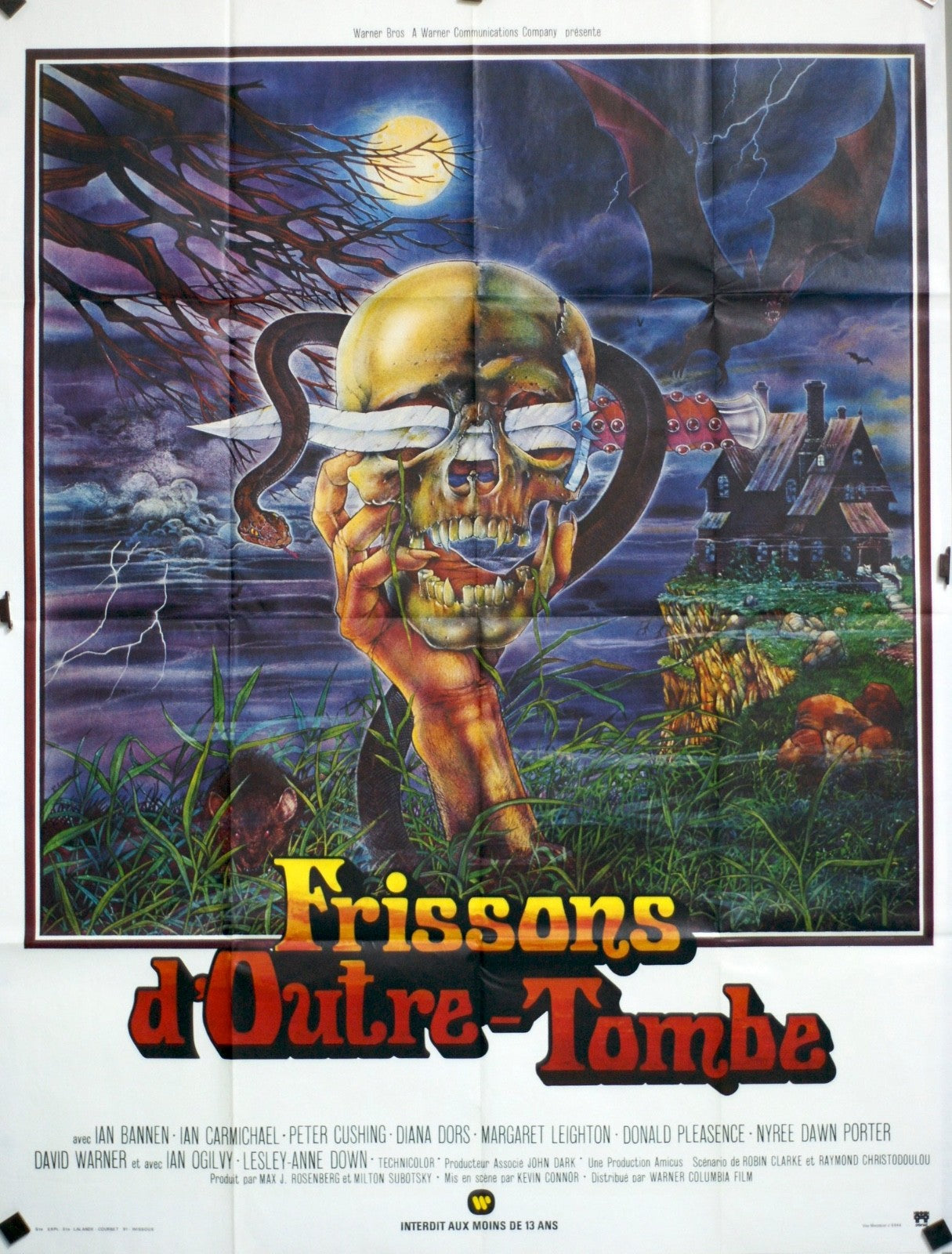 FRISSONS D’OUTRE-TOMBE IAN BANNEN MOVIE POSTER ORIGINAL 120x160