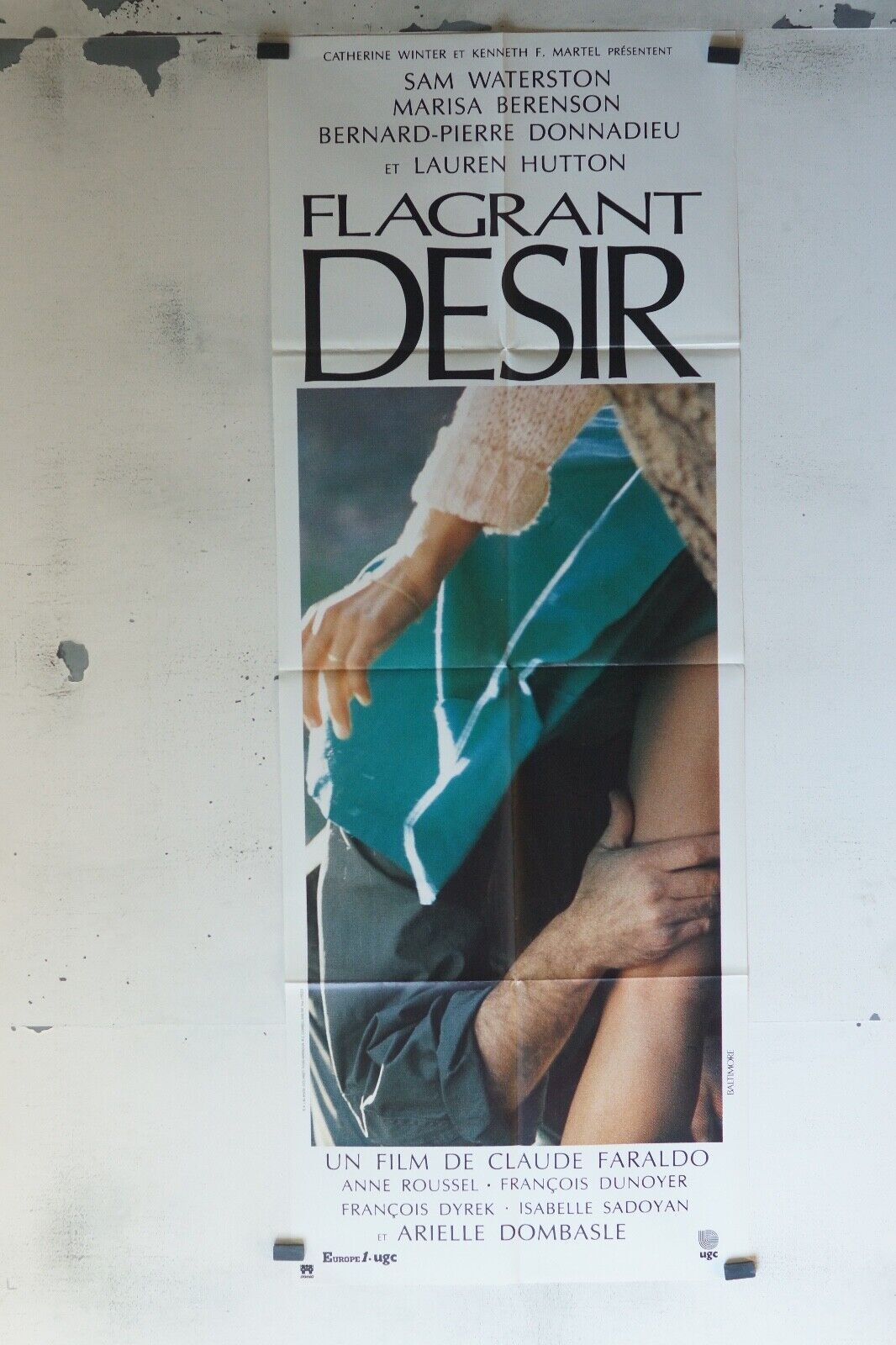FLAGRANT DESIR MOVIE POSTER ORIGINAL 60x160 SAM WATERSTON