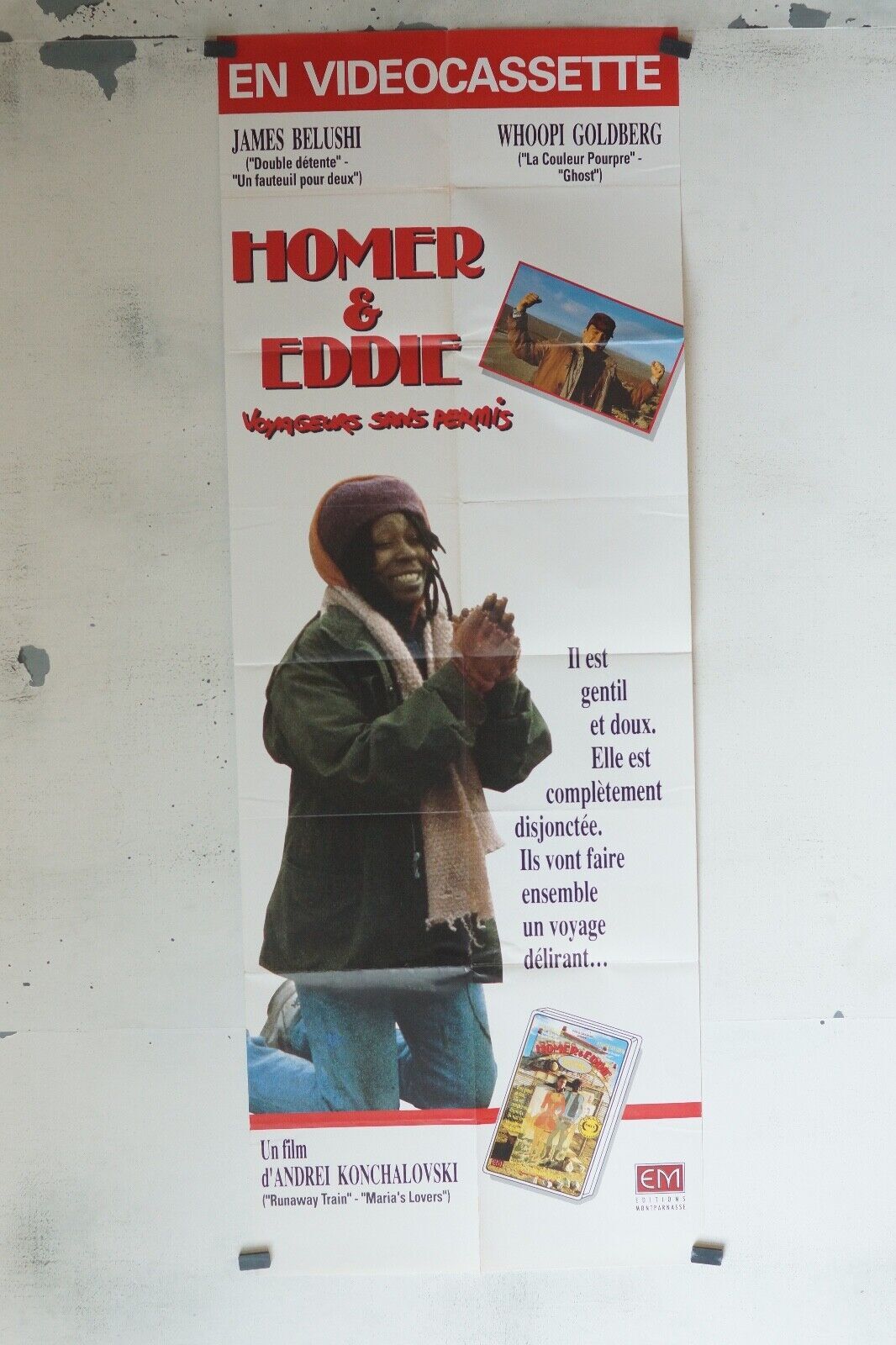 HOMER & EDDIE PARFAIT 60x160 ORIGINAL POSTER JAMES BELUSHI