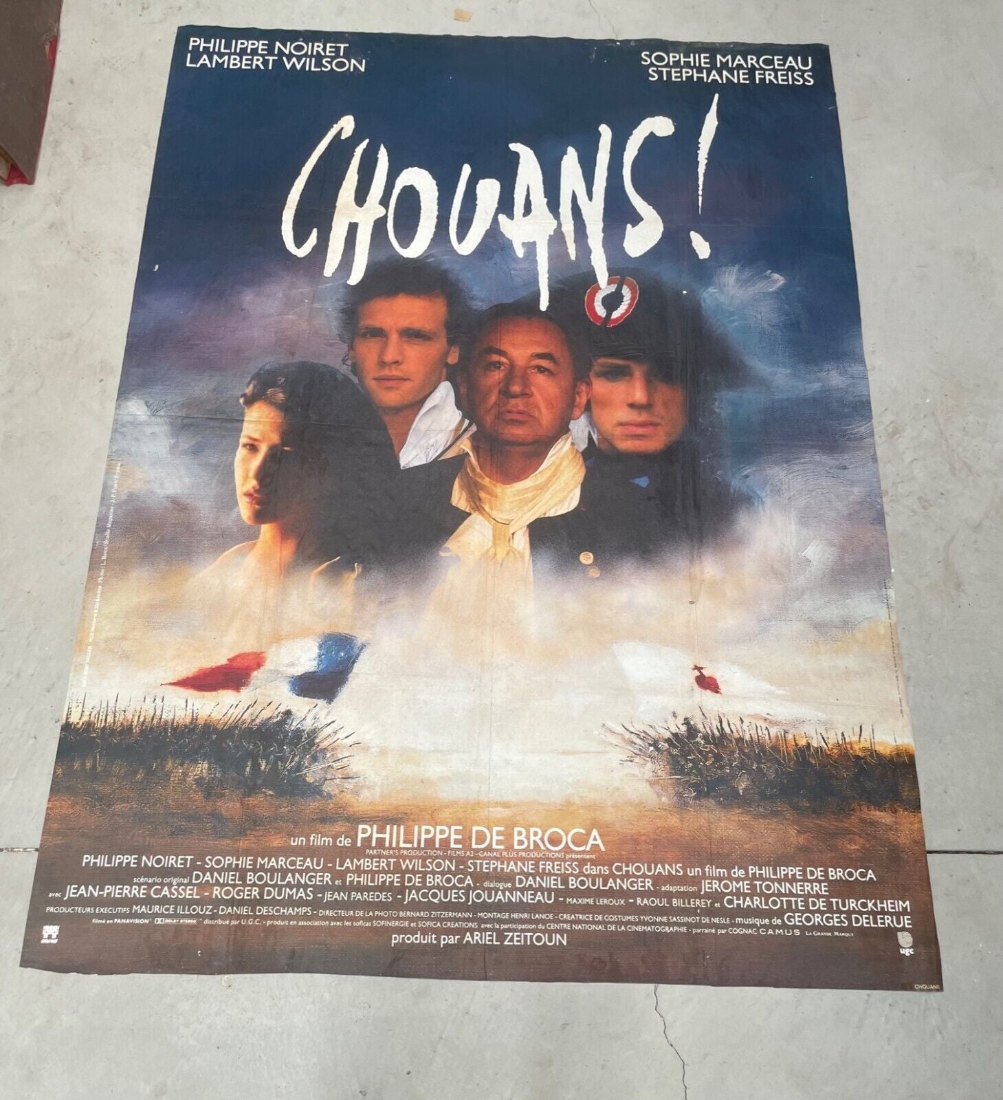 CHOUANS, MOVIE POSTER ORIGINAL 120x160, PHILIPPE NOIRET