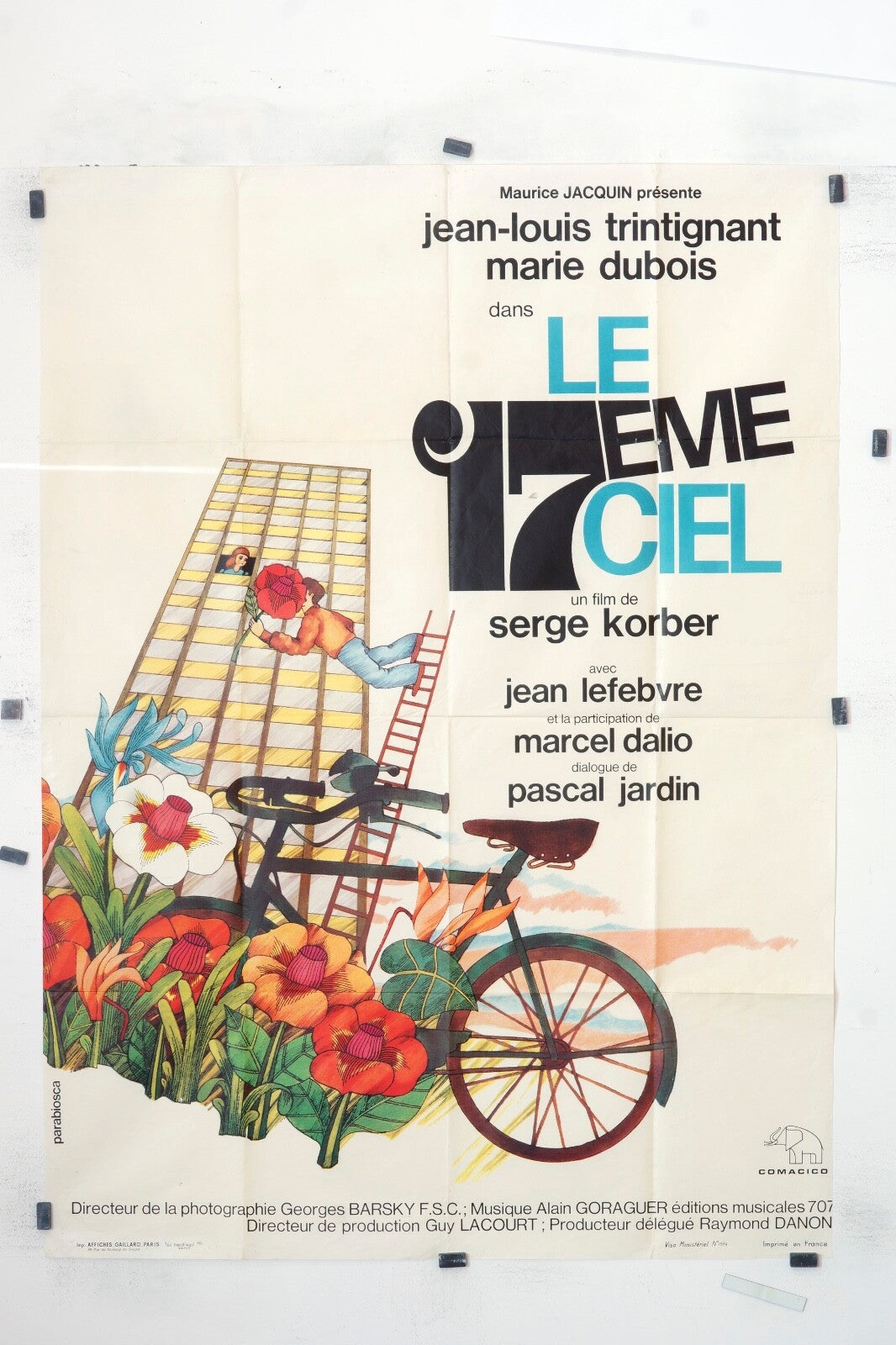 LE 17 EME CIEL SERGE KORBER ORIGINAL MOVIE POSTER 120x160