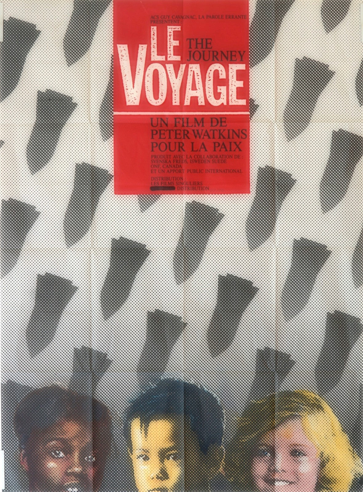 LE VOYAGE (THE JOURNEY) PETER WATKINS  MOVIE POSTER ORIGINAL 120x160