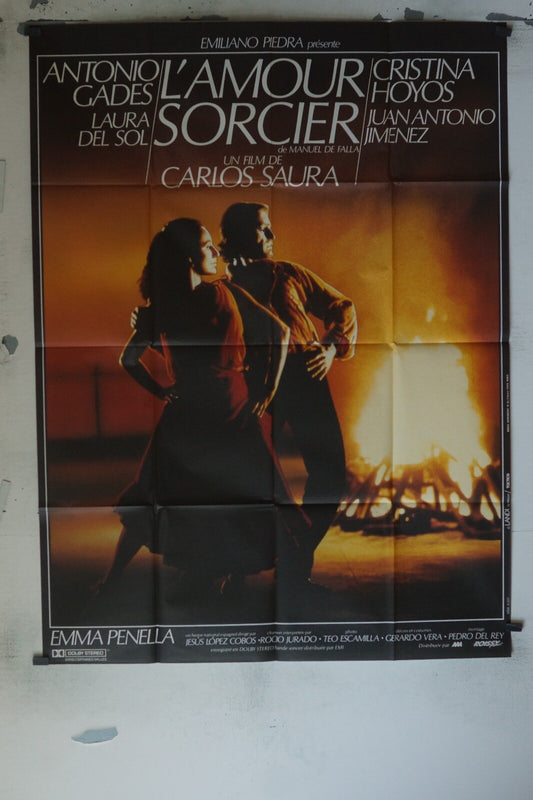 L’AMOUR SORCIER POSTER ORIGINAL120x160 ANTONIO GADES