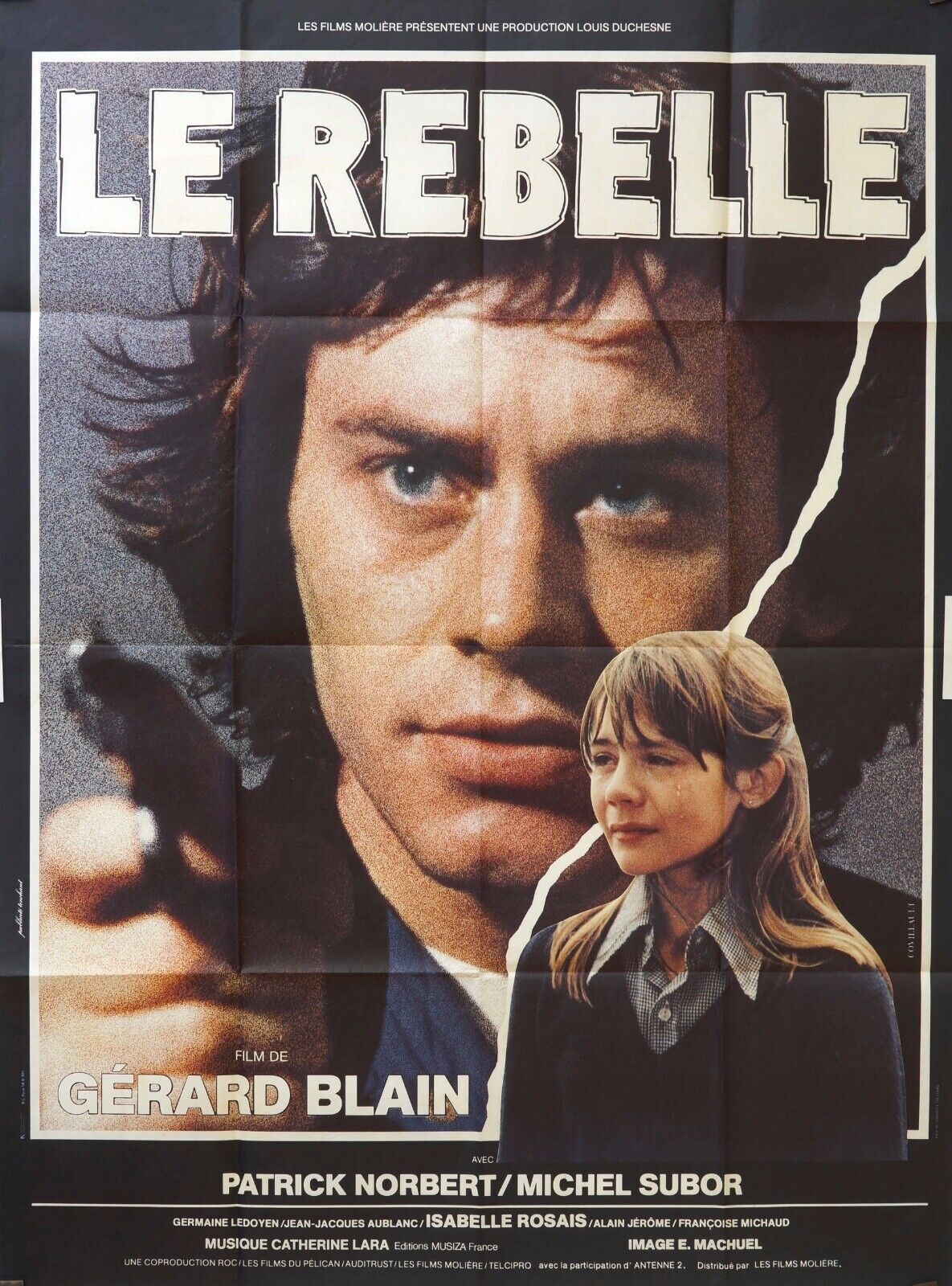 LE REBELLE ORIGINAL MOVIE POSTER 120x160 PATRICK NORBERT