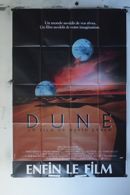 DUNE, MOVIE POSTER ORIGINAL (120X160) DAVID LYNCH