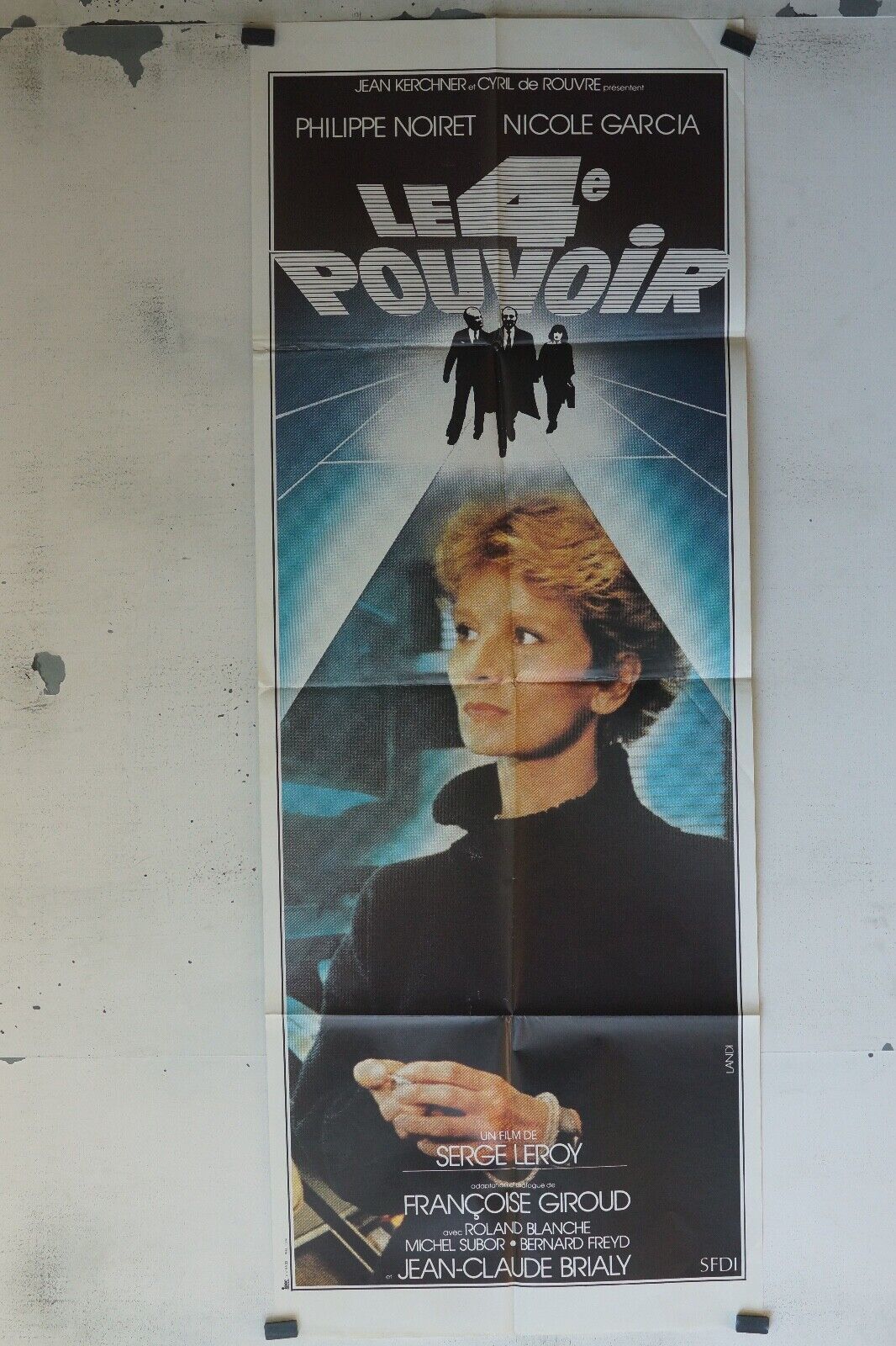 LE 4 EME POUVOIR POSTER ORIGINAL 60x160 FRANCOISE GIROUD