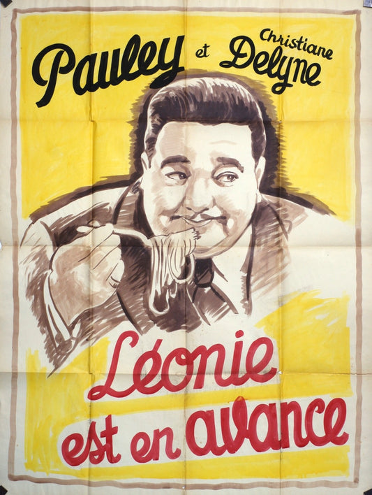 LEONIE EST EN AVANCE PAULEY ET CHRISTIANE DELYNE MOVIE POSTER ORIGINAL 120x160