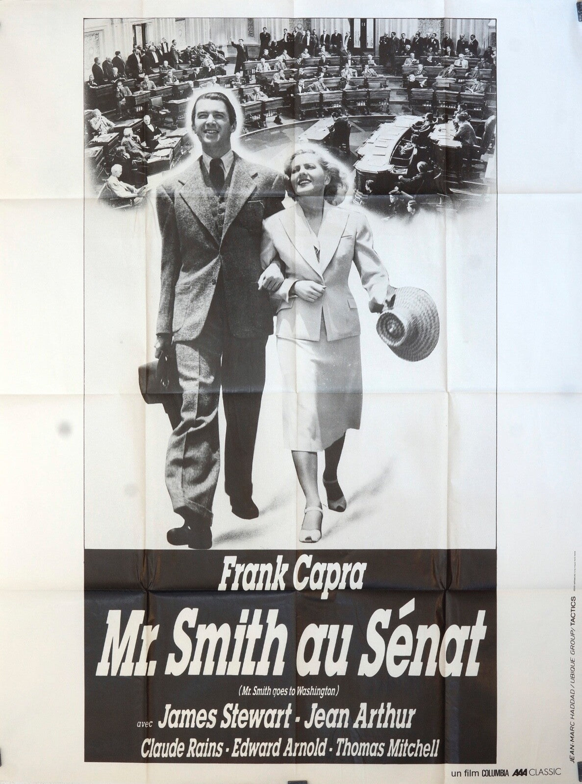 MR SMITH AU SÉNAT FRANK CAPRA MOVIE POSTER ORIGINAL 120x160