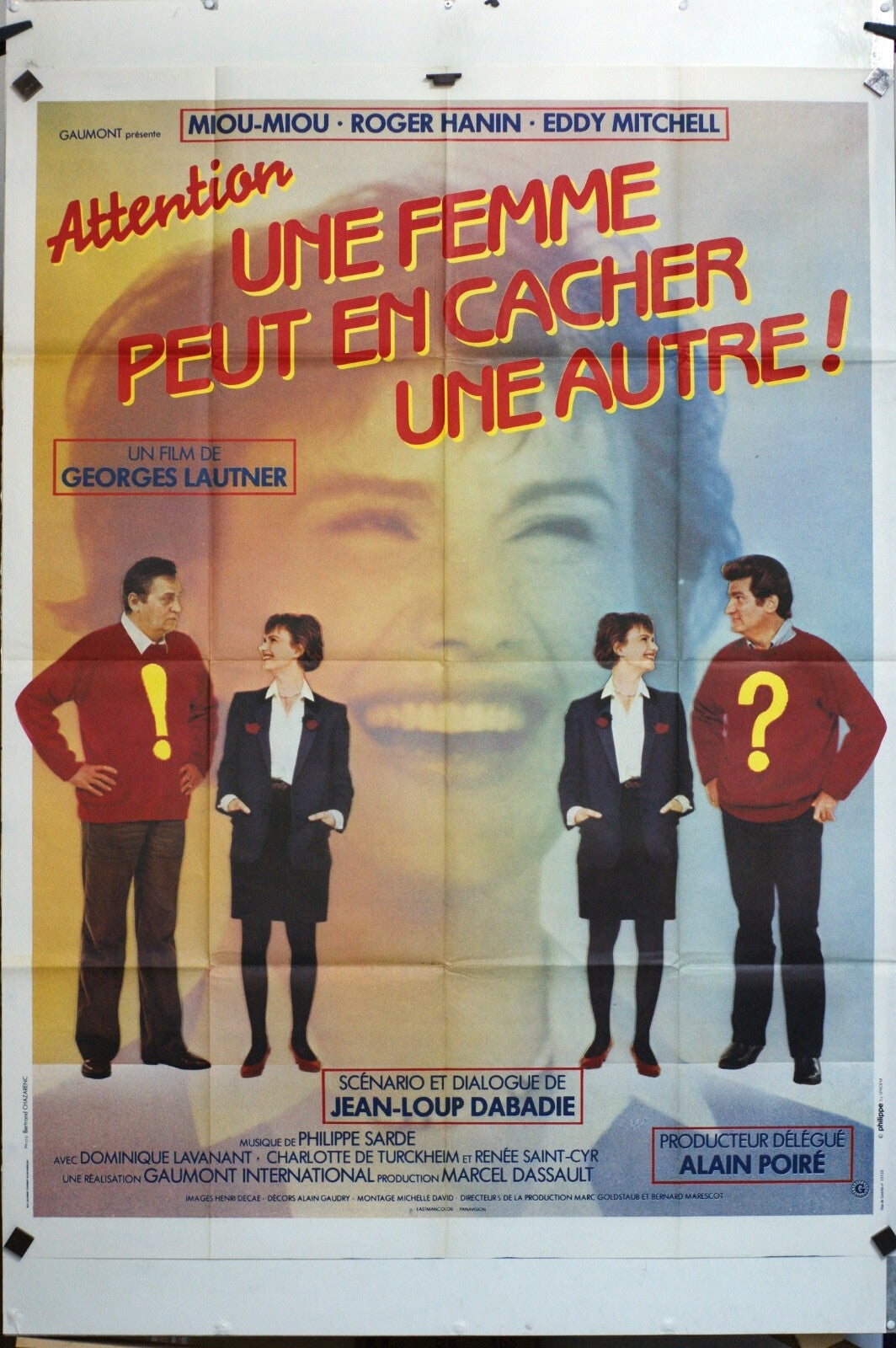 UNE FEMME PEUT EN CACHER UNE AUTRE MIOU MIOU MOVIE POSTER ORIGINAL 120x160
