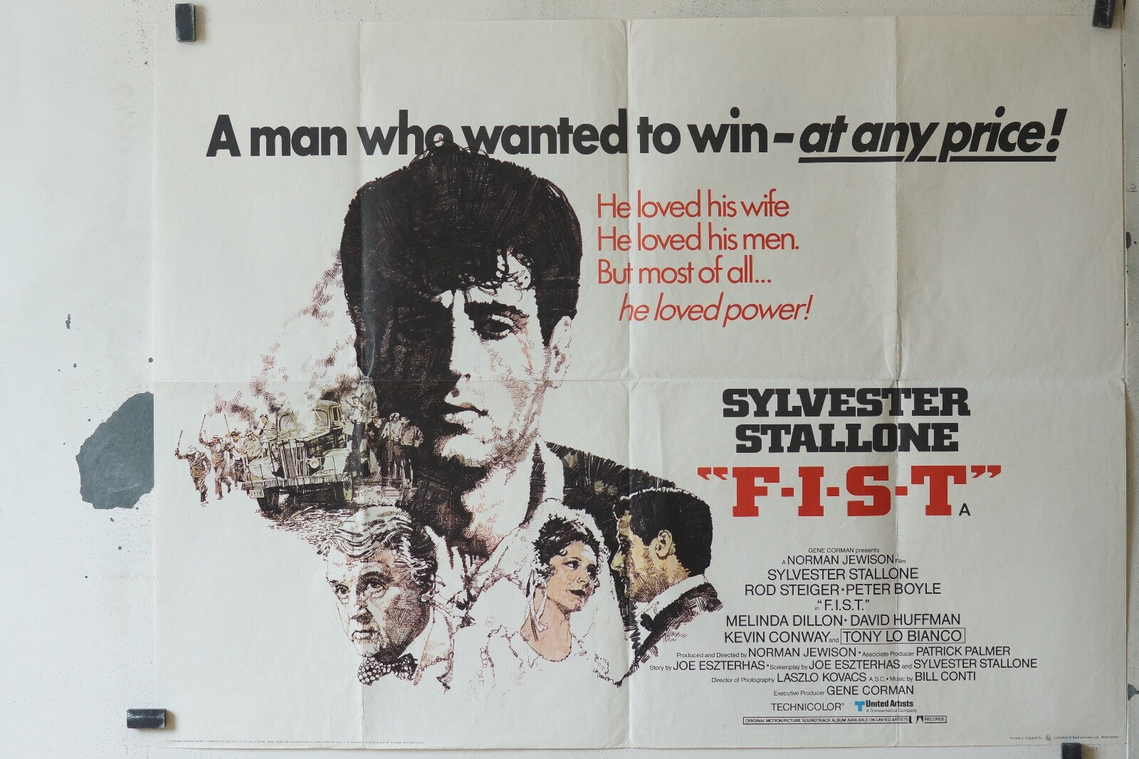 F.I.S.T (1978) 76x88 Sylvester Stallone, Rod Steiger, Peter Boyle