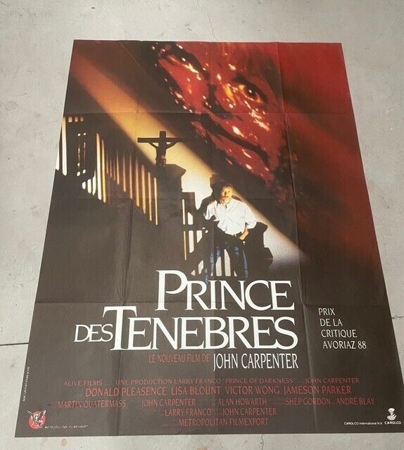 LE PRINCE DES TÉNÈBRES, JOHN CARPENTER, MOVIE POSTER ORIGINAL 120x160