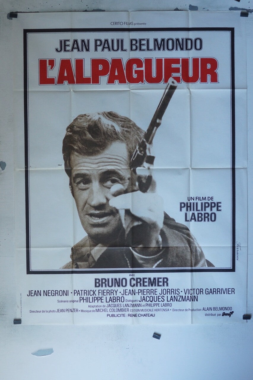 L’ALPAGUEUR MOVIE POSTER ORIGINAL 120x160 JEAN-PAUL BELMONDO