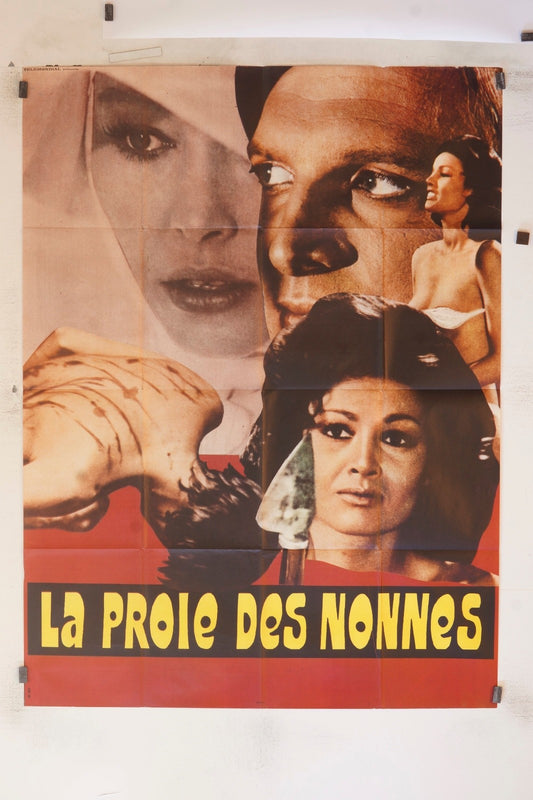 LA PROIE DES NONNES MOVIE POSTER ORIGINAL 120x160