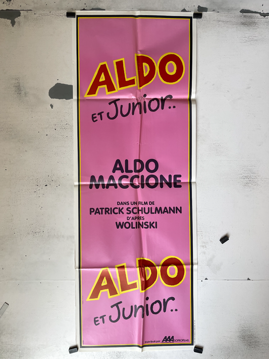 ALDO JUNIOR MOVIE POSTER ORIGINAL 60x160 ALDO MACCIONE
