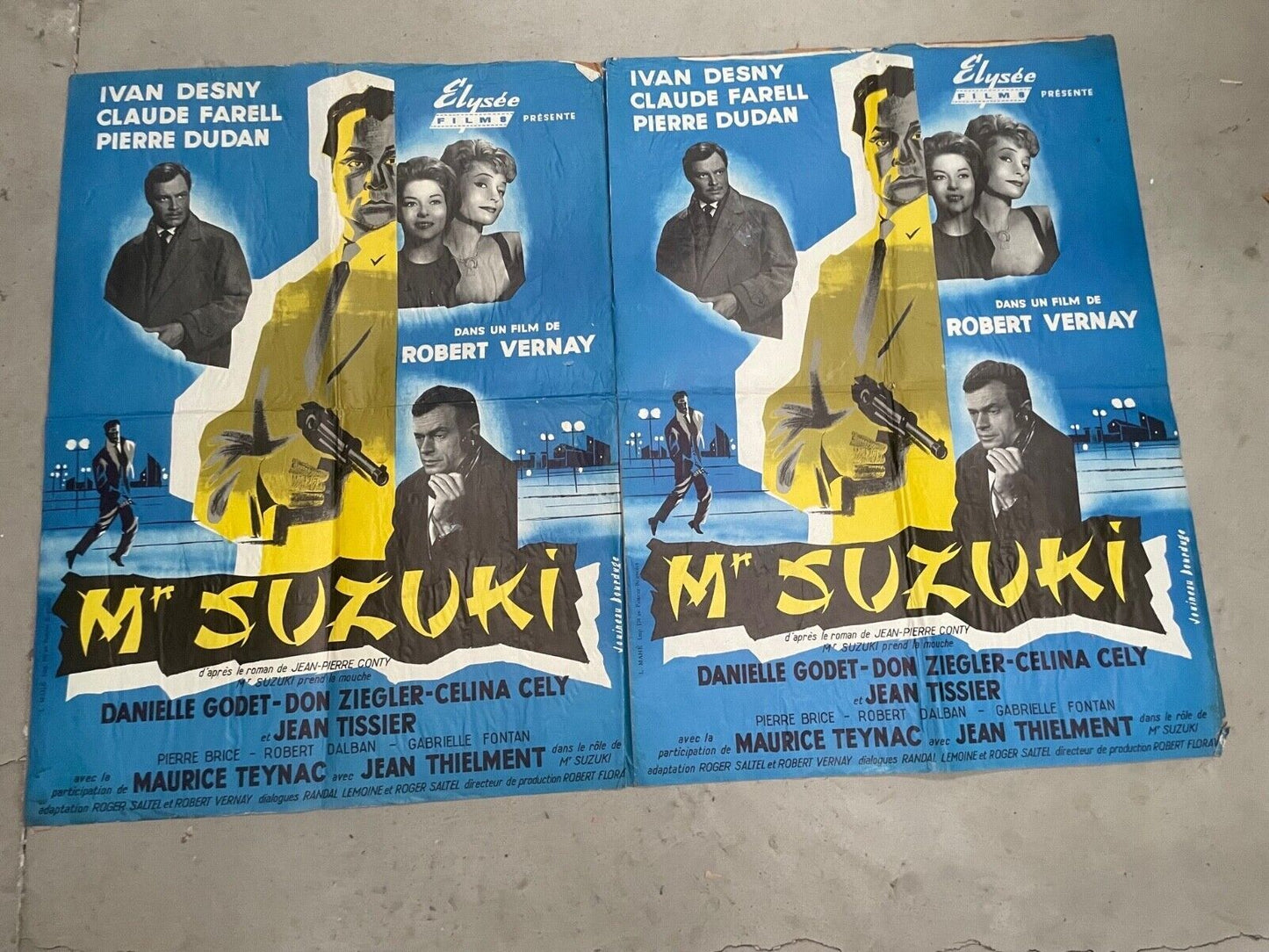 MR SUZUKI (2 POSTERS) POSTER ORIGINAL (60X80) IVAN DESNY