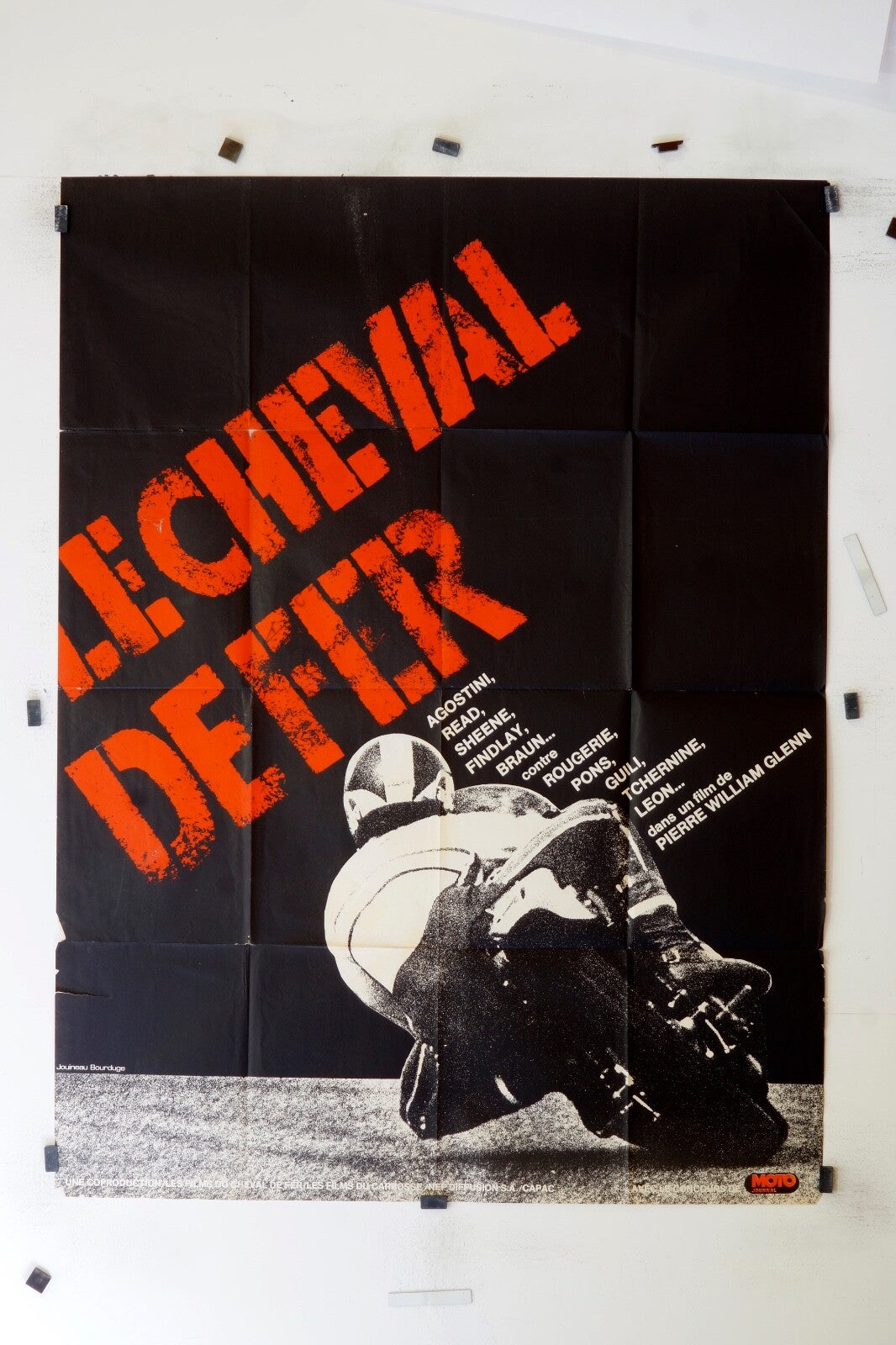LE CHEVAL DE FER  AGISTINI MOVIE POSTER ORIGINAL 120x160
