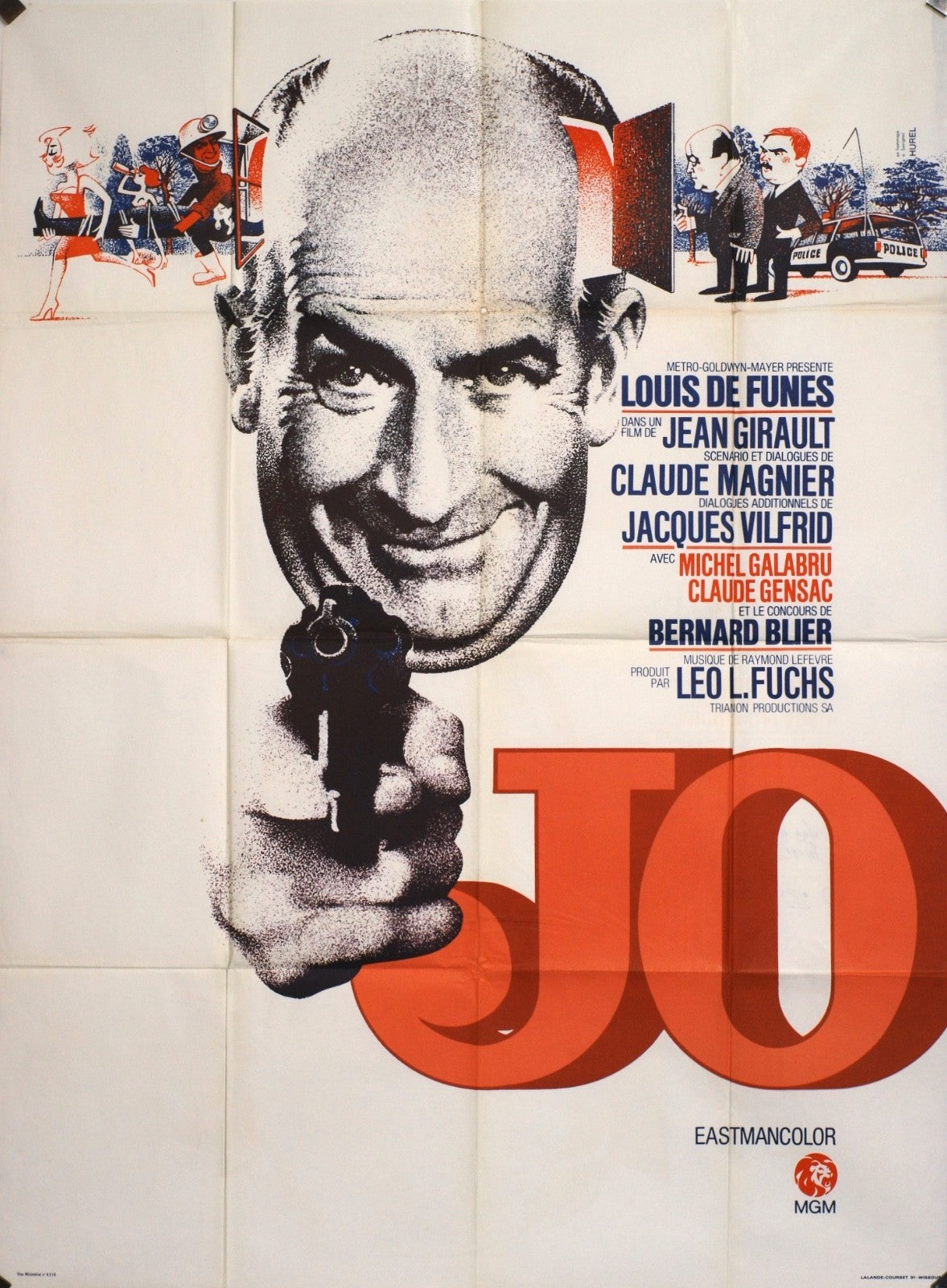 JO LOUIS DE FUNES movie poster ORIGINAL 120x160