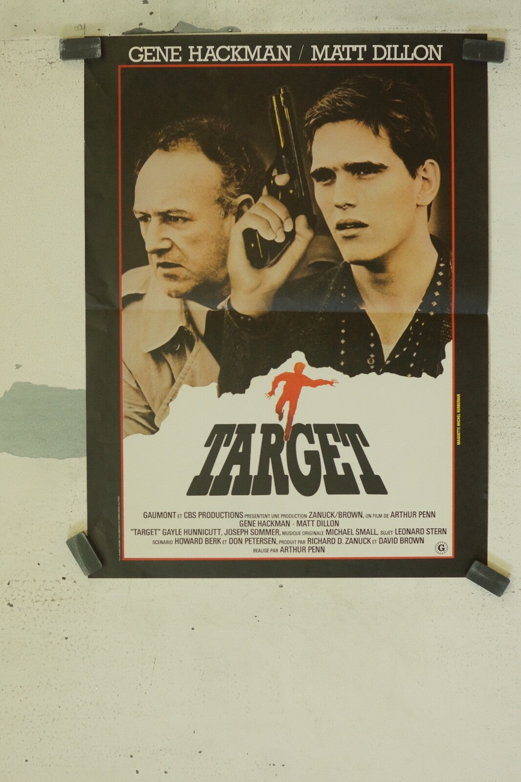 TARGET ORIGINAL 40x60 GENE HACKMAN – MATT DILLON