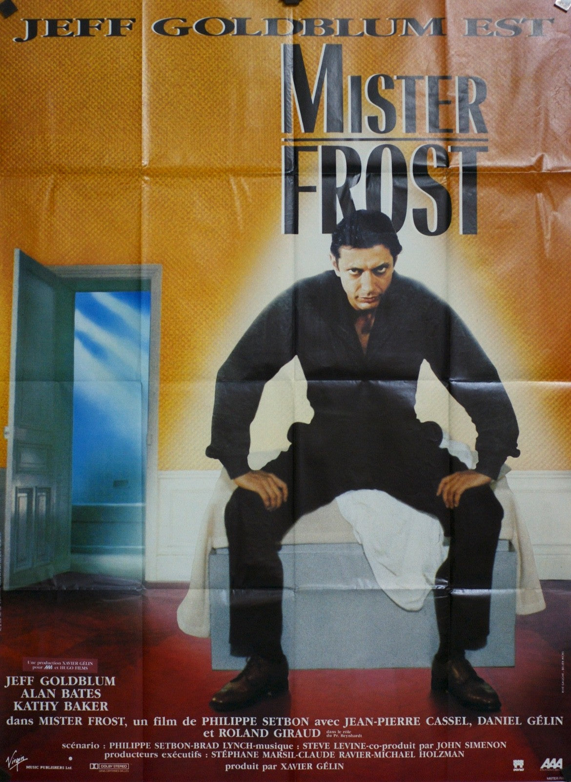 MISTER FROST JEFF GOLDBLUM movie poster ORIGINAL 120x160