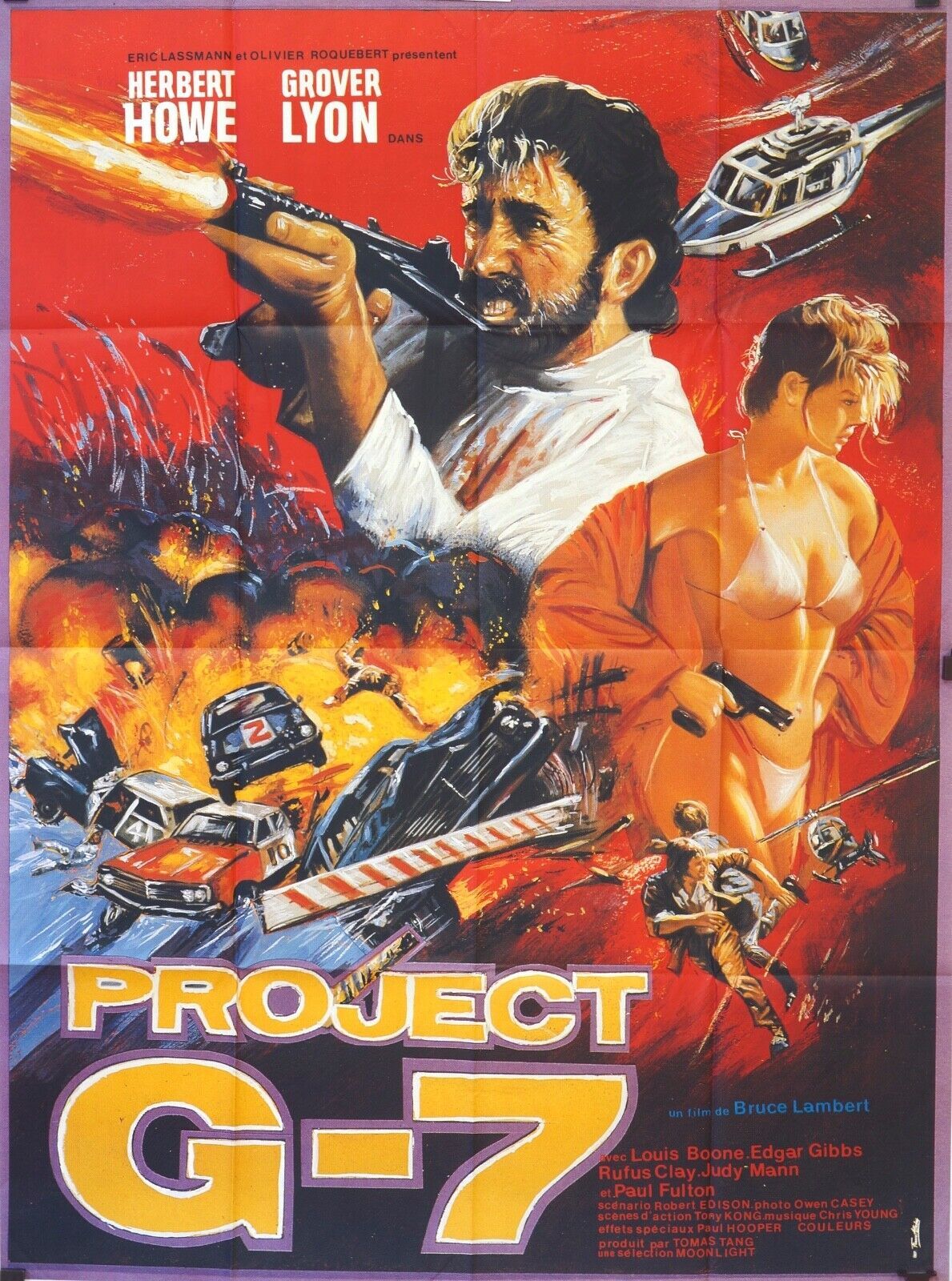 PROJECT G7 MOVIE POSTER ORIGINAL 120x160 HERBERT HOWE