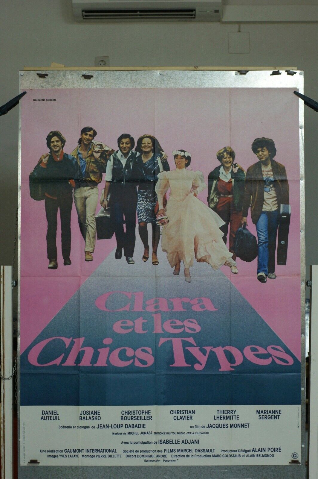 CLARA ET LES CHICS TYPES movie poster ORIGINAL (120x160) DANIEL AUTEUIL