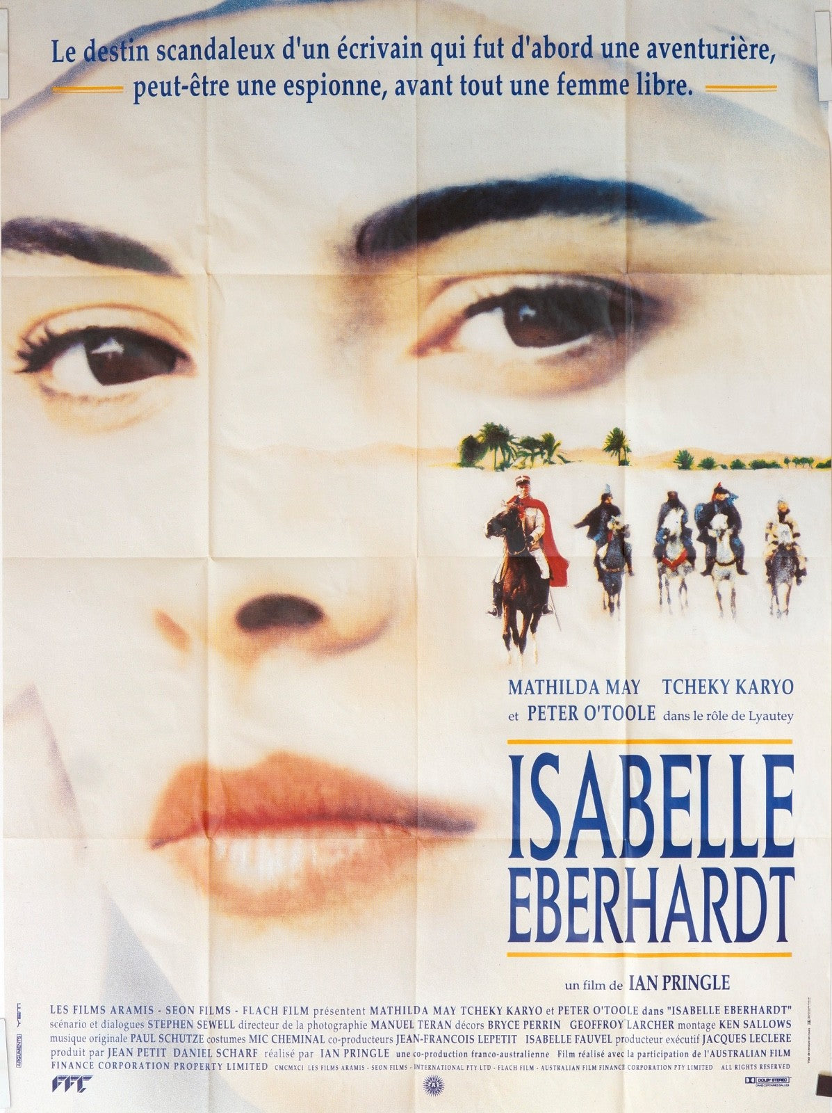 ISABELLE EBERHARDT IAN PRINGLE ORIGINAL POSTER ORIGINAL 120x160