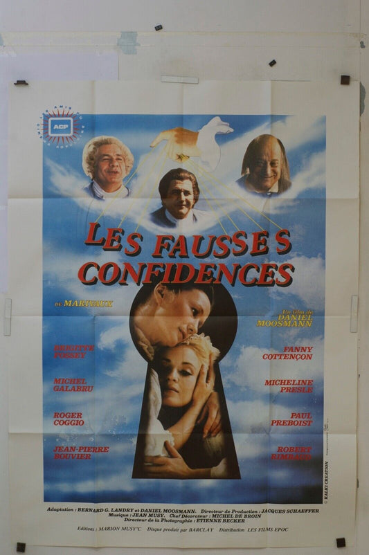 LES FAUSSES CONFIDENCES ORIGINAL MOVIE POSTER 120x160 Brigitte Fossey