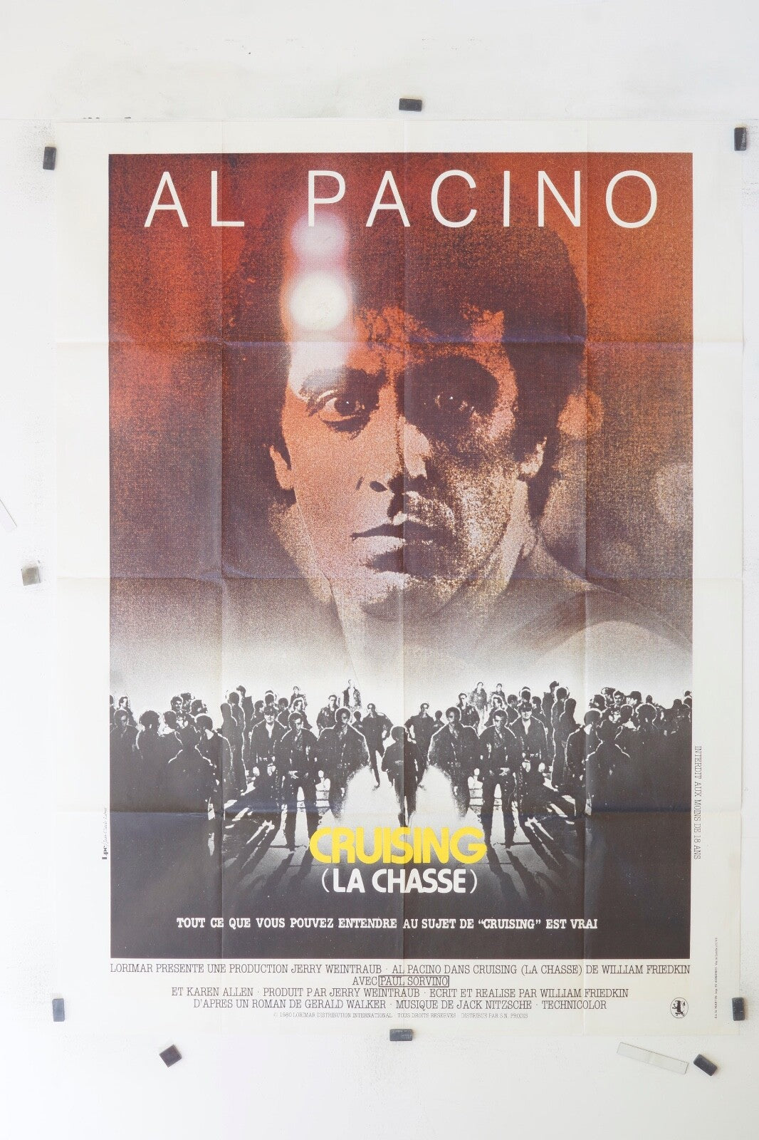 CRUISING AL PACINO MOVIE POSTER ORIGINAL 120x160