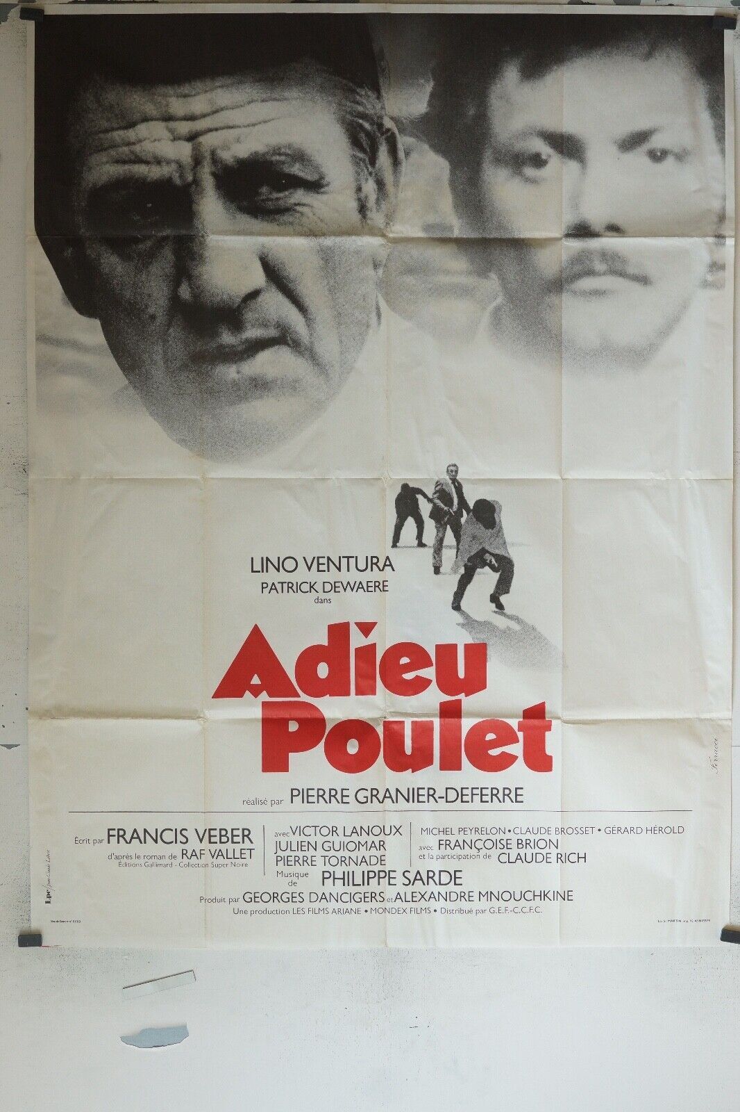 ADIEU POULET MOVIE POSTER ORIGINAL (120x160) LINO VENTURA