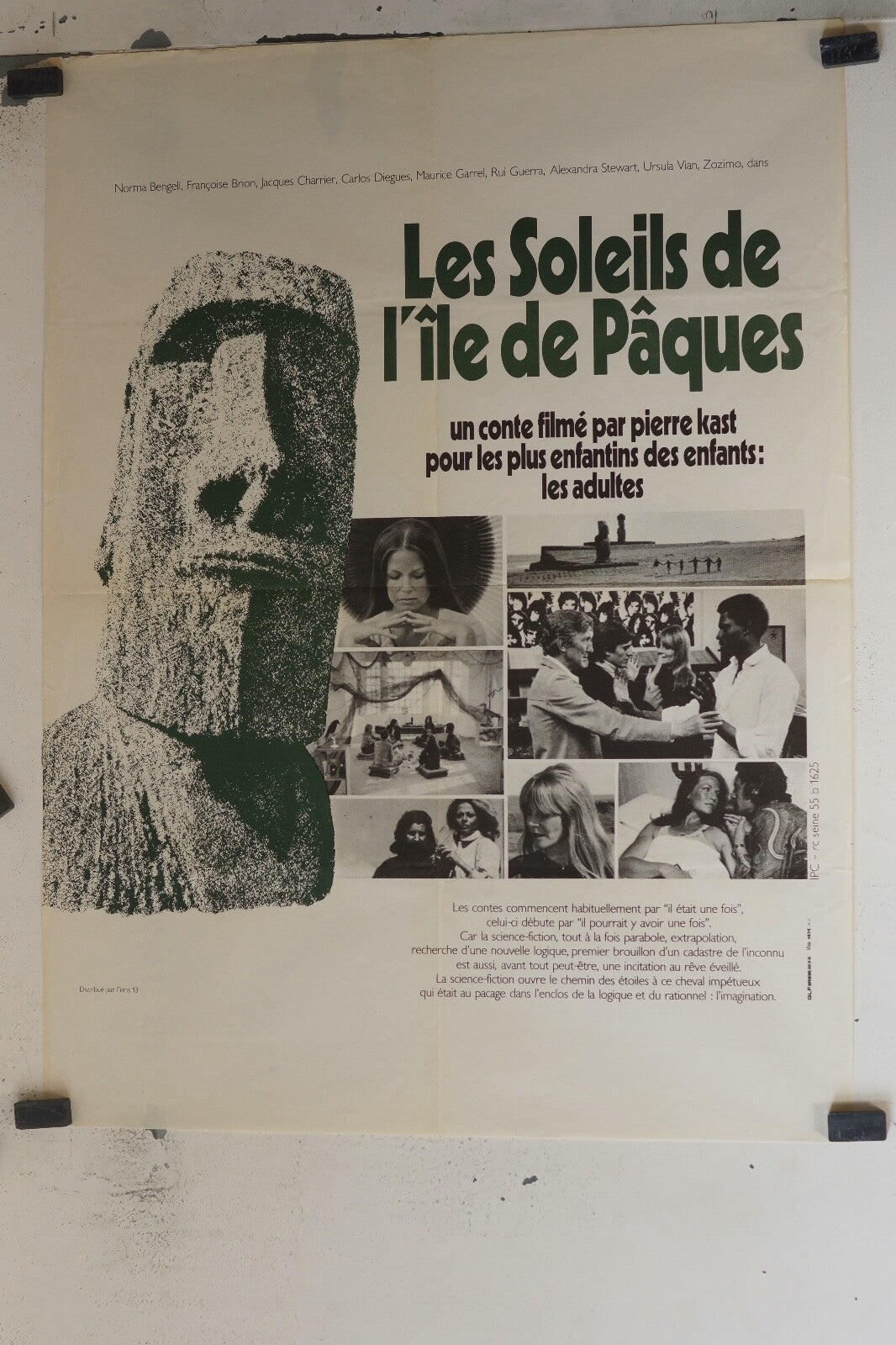 SOLEIL DE L’ILE DE PAQUES (LES) movie poster ORIGINAL (57X79) Norma Bengell