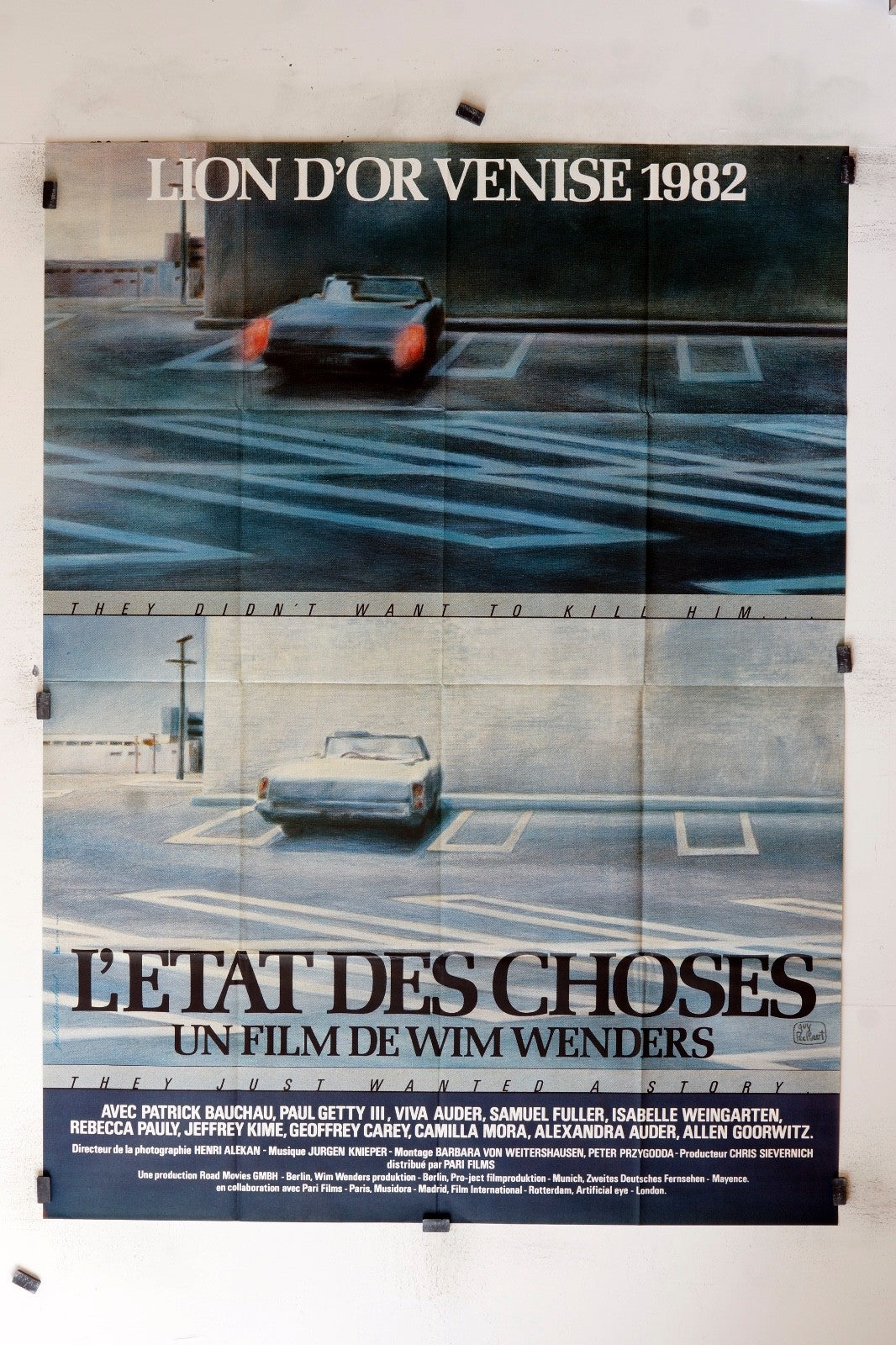 L’ÉTAT DES CHOSES WIN WENDERS POSTER ORIGINAL 120x160