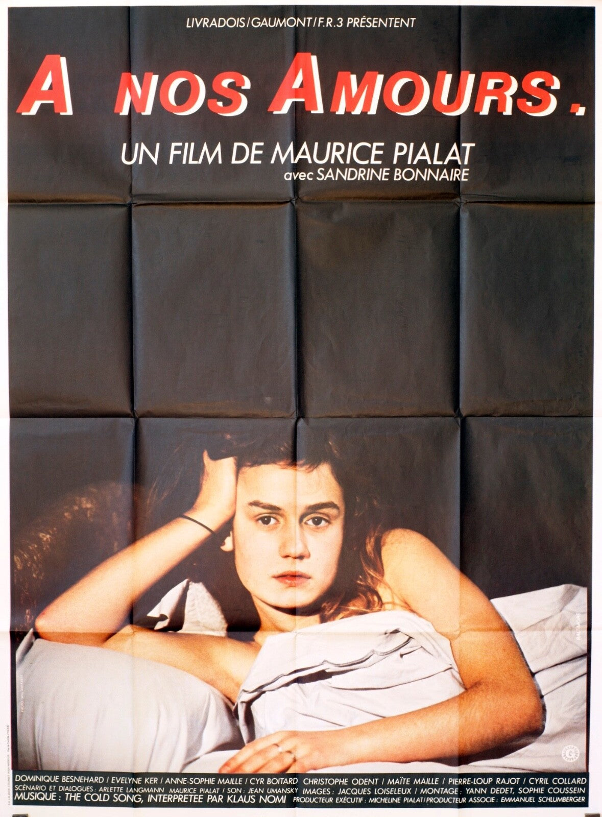 A NOS AMOURS ORIGINAL MOVIE POSTER 120x160 MAURICE PIALAT