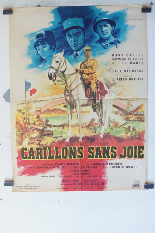 CARILLONS SANS JOIE Movieposter ORIGINAL 60x80 Dany Carrel , Raymond Pellegrin 