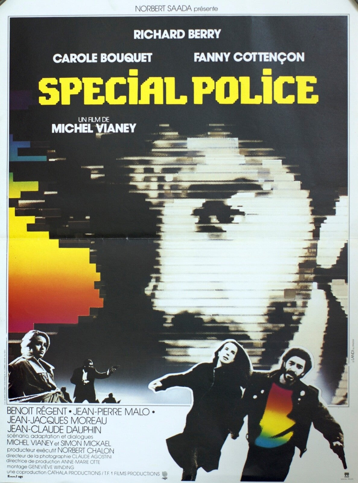 SPECIAL POLICE (French Version) MOVIE POSTER ORIGINAL 40X60