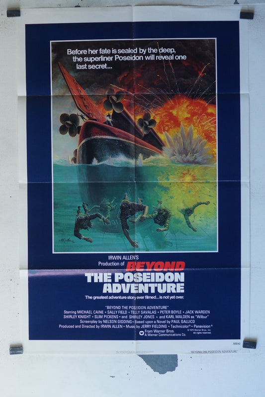 BEYOND THE POSEIDON ADVENTURE MOVIE POSTER ORIGINAL 68x105 Sally Field 