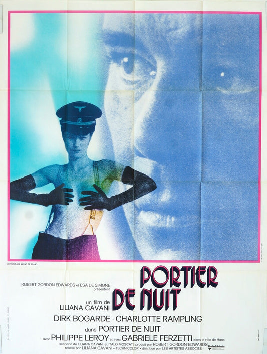 PORTIER DE NUIT MOVIE POSTER ORIGINAL 120x160 MICHAEL CAINE