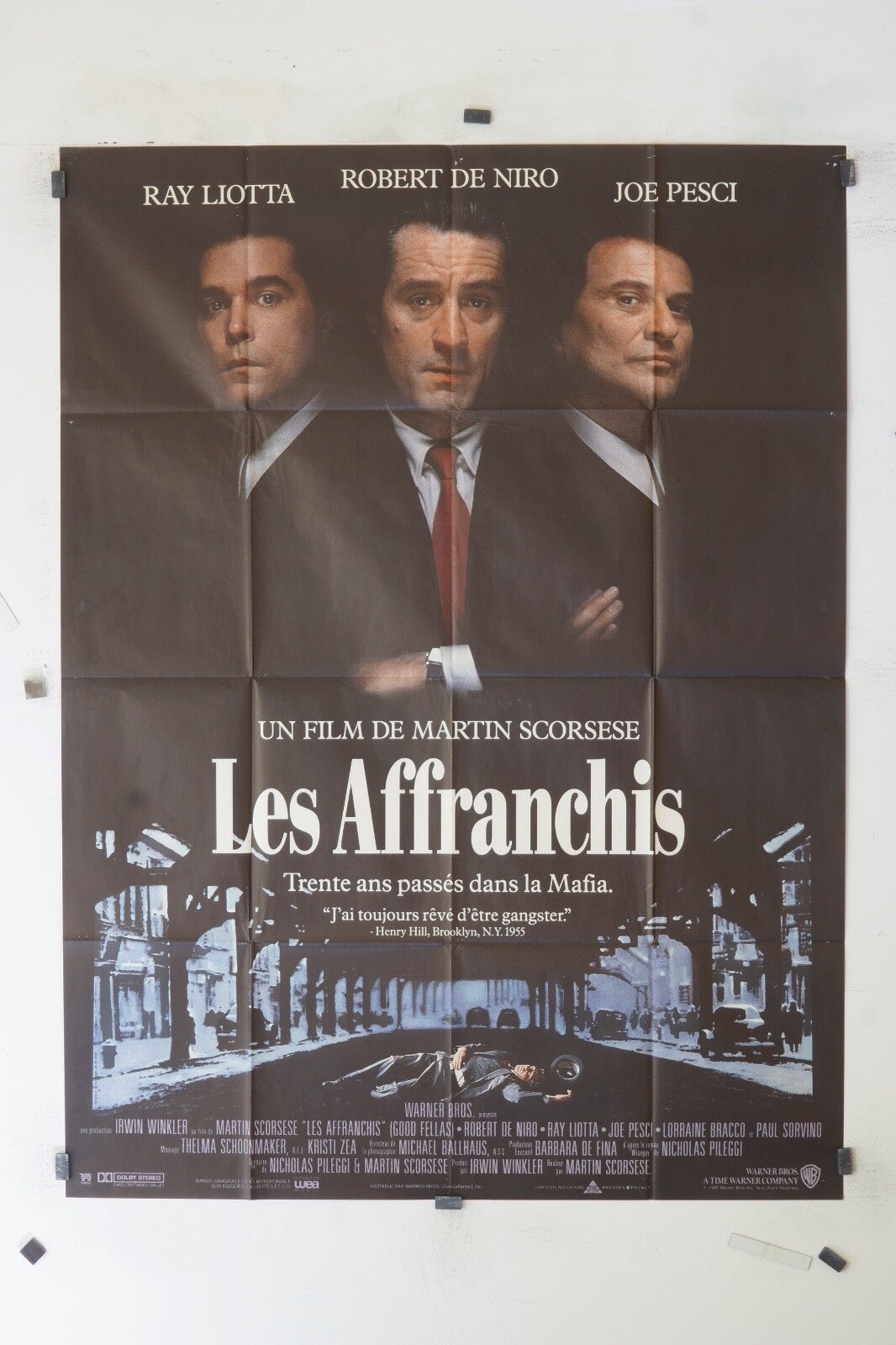 LES AFFRANCHIS ROBERT DE NIRO MOVIE POSTER ORIGINAL 120x160