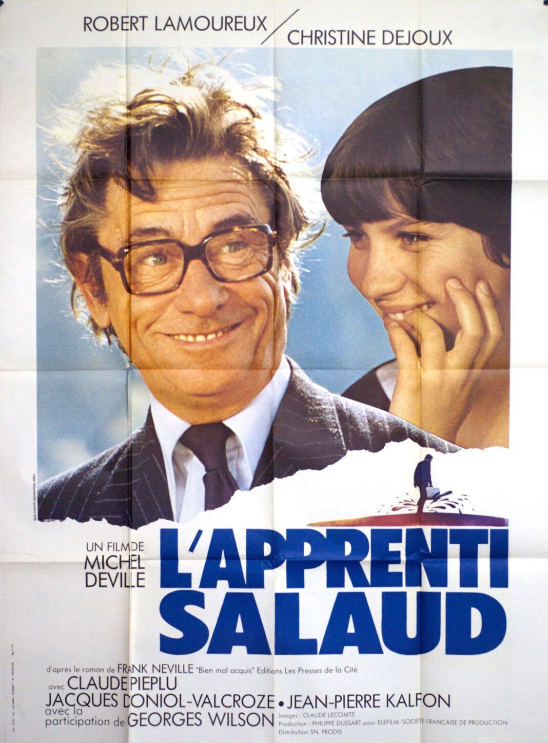 L’APPRENRI SALAUD ORIGINAL MOVIE POSTER 120x160 ROBERT LAMOUREUX