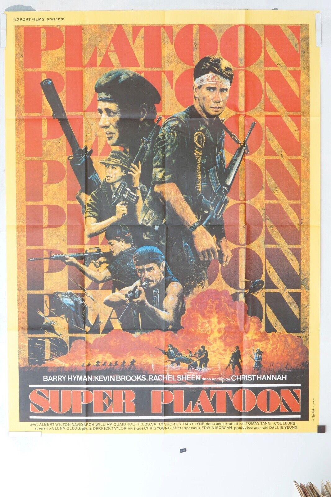 SUPER PLATOON ORIGINAL 120x160 BARRY HYMAN