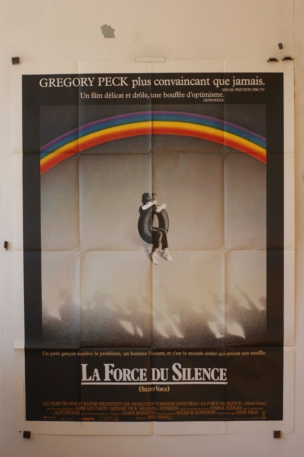 LA FORCE DU SILENCE Original Movie Poster 120X160 GREGORY PECK
