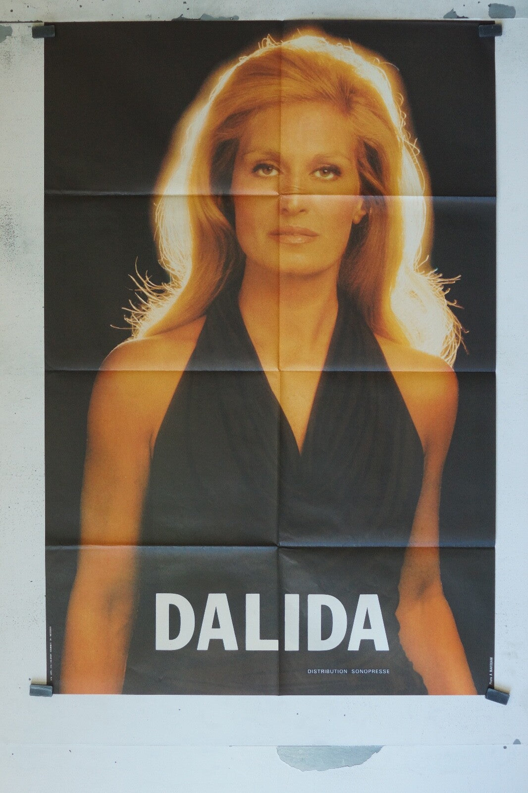 AFFICHE MUSIQUE DALIDA 70 X100 ORIGINAL MOVIE POSTER DALIDA