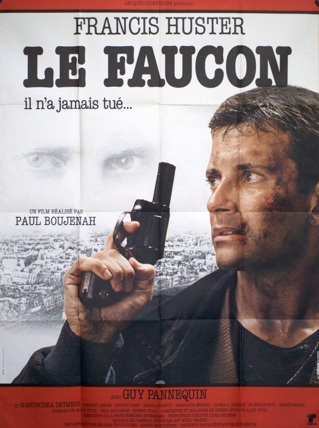 LE FAUCON  FRANCIS HUSTER MOVIE POSTER ORIGINAL 120x160