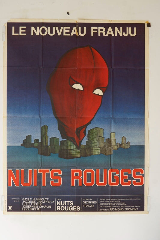 NUITS ROUGES MOVIE POSTER ORIGINAL (120X160) FRANJU GEORGES